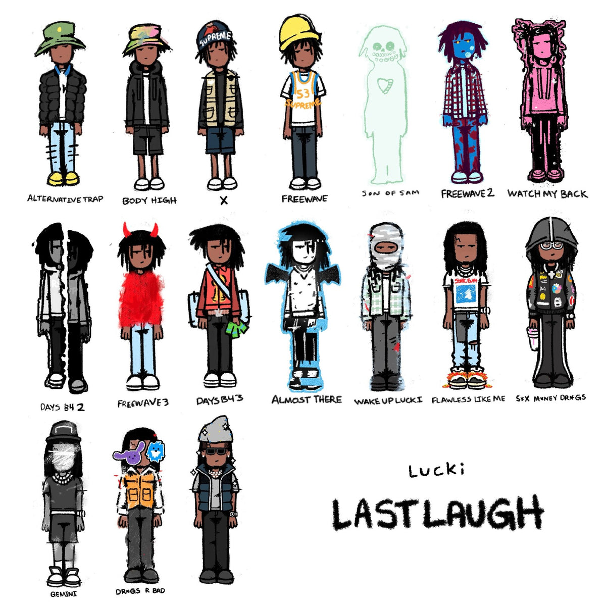 LUCKI - LAST LAUGH - ERE1457
