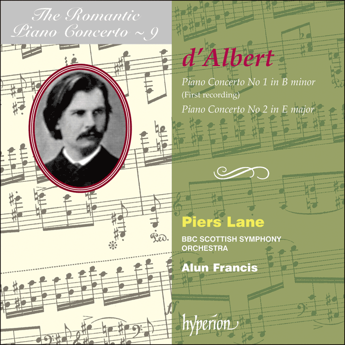 Albert: Piano Concertos by Piers Lane; Alun Francis: BBC Scottish Symphony Orchestra on Hyperion Records Ltd