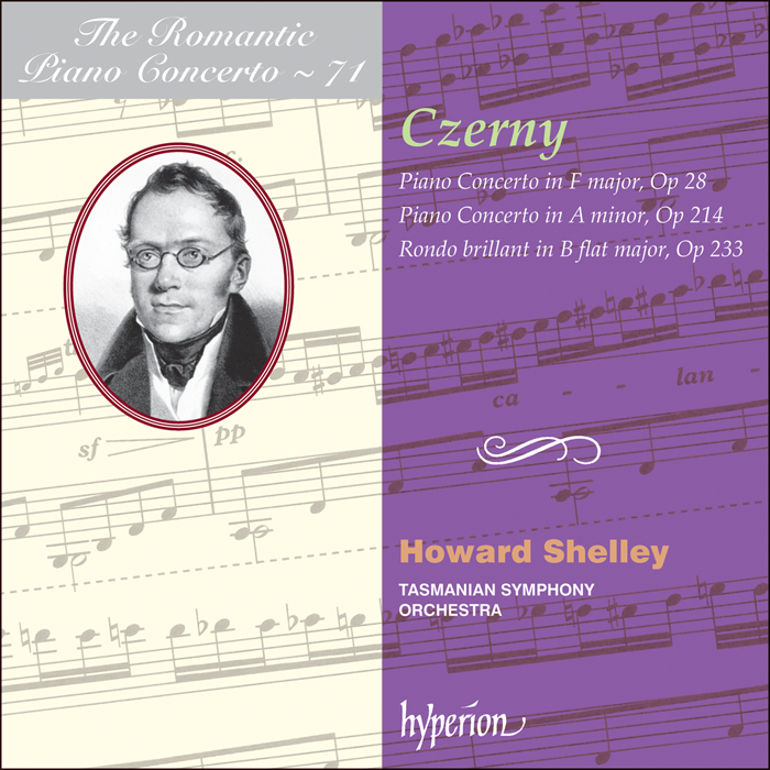 Czerny: Piano Concertos by Howard Shelley; Howard Shelley: Tasmanian Symphony Orchestra on Hyperion Records Ltd