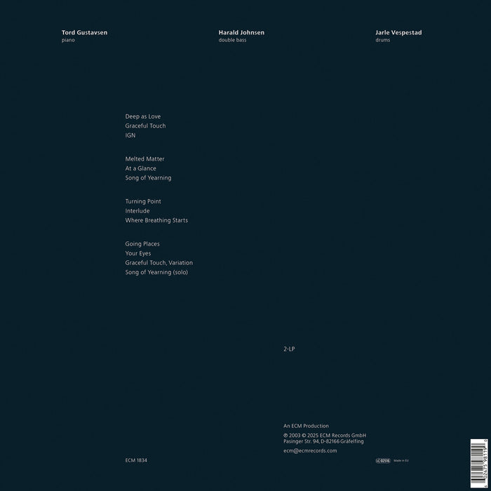 Tord Gustavsen; Harald Johnsen; Jarle Vespestad - Tord Gustavsen Trio: Changing Places - 7598119