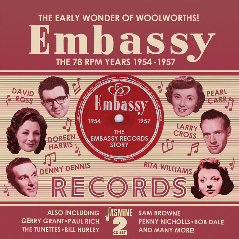 Various Artists - Embassy Records The 78rpm Years 1954-1957 - JASCD898