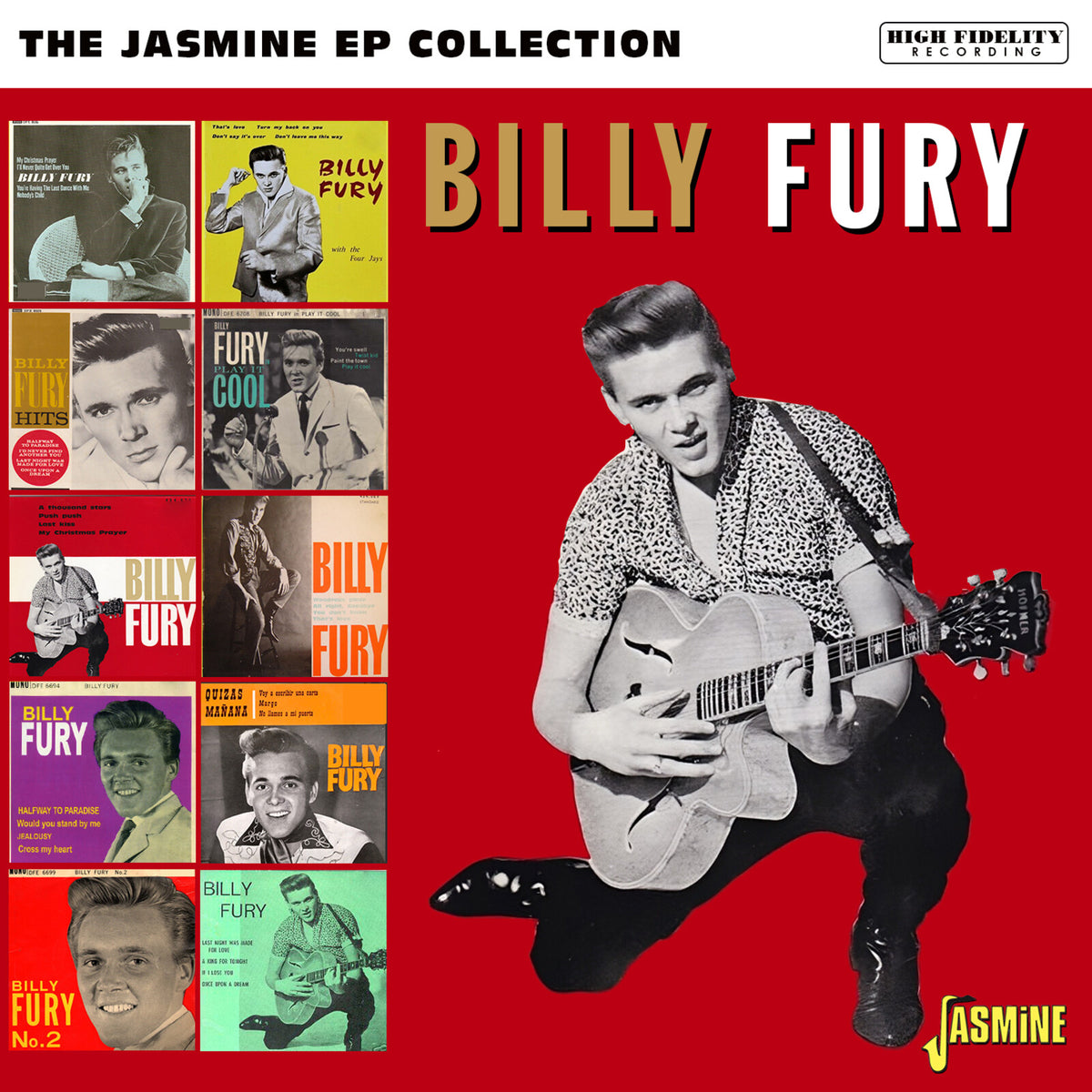 Billy Fury - The Jasmine EP Collection - JASCD1217