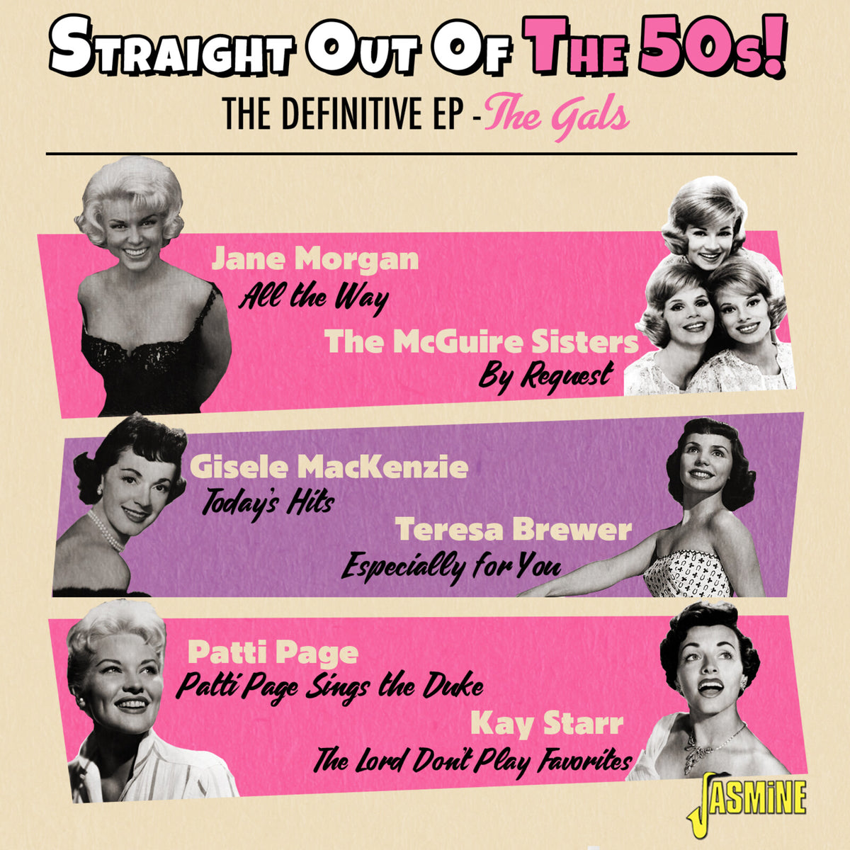 Various Artists - Straight Out of the 50s! The Definitive EP - The Gals - JASMCD2831