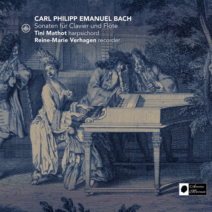 Tini Mathot; Reine-Marie Verhagen - Carl Philipp Emanuel Bach: Sonaten fur Clavier und Flote - CC720076