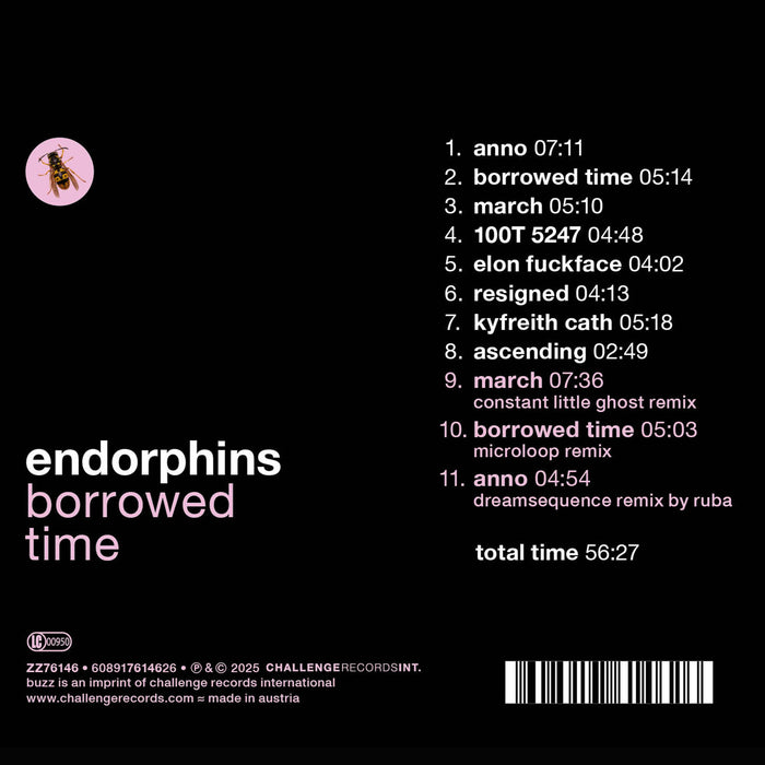 endorphins - endorphins: borrowed time - ZZ76146