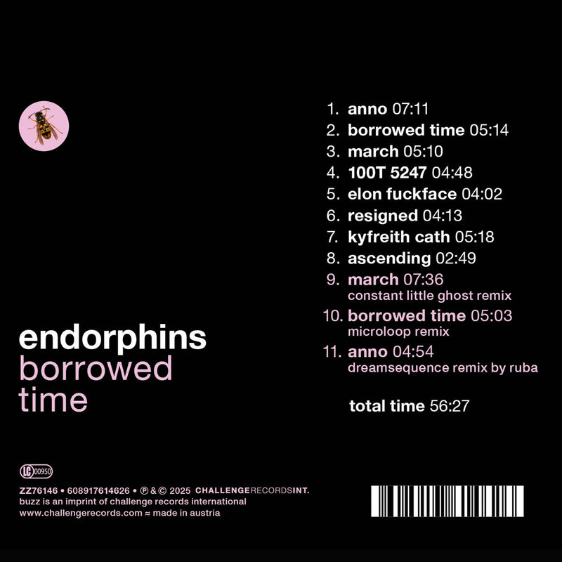 endorphins - endorphins: borrowed time - ZZ76146