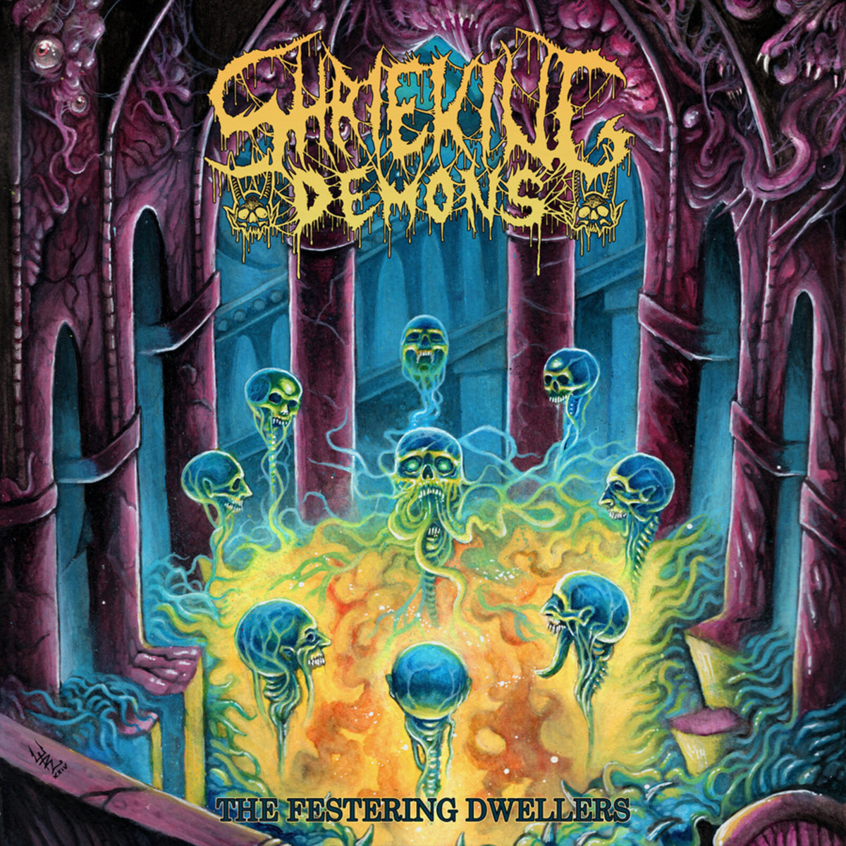 Shrieking Demons - The Festering Dwellers - TOR214