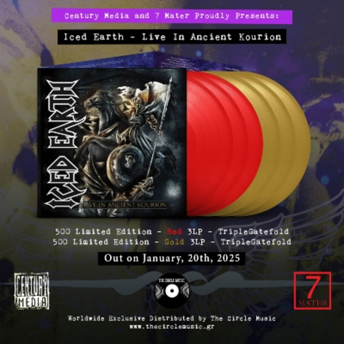 ICED EARTH - LIVE IN ANCIENT KOURION - SM38170322G