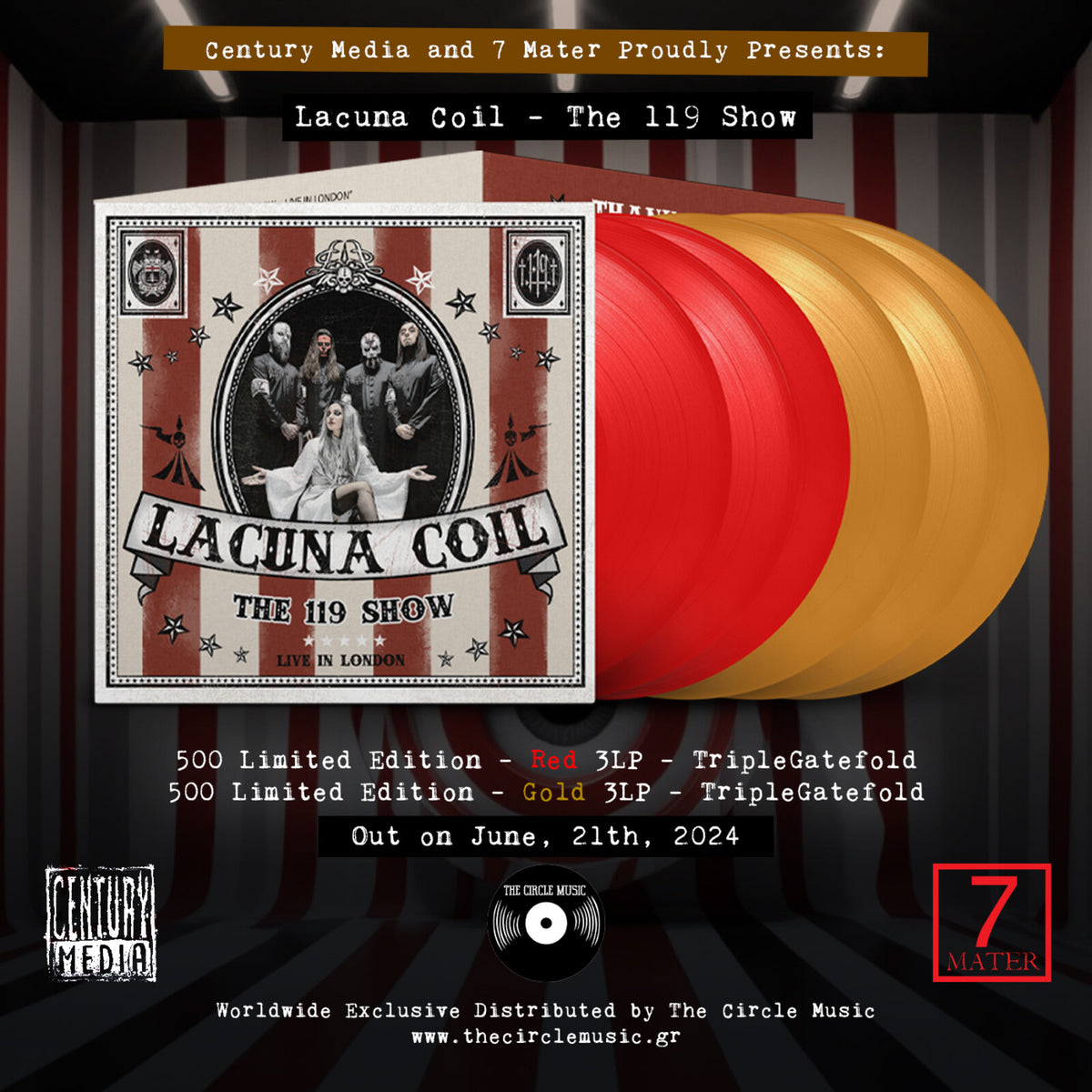 LACUNA COIL - THE 119 SHOW (LIVE IN LONDON) - SM46170422