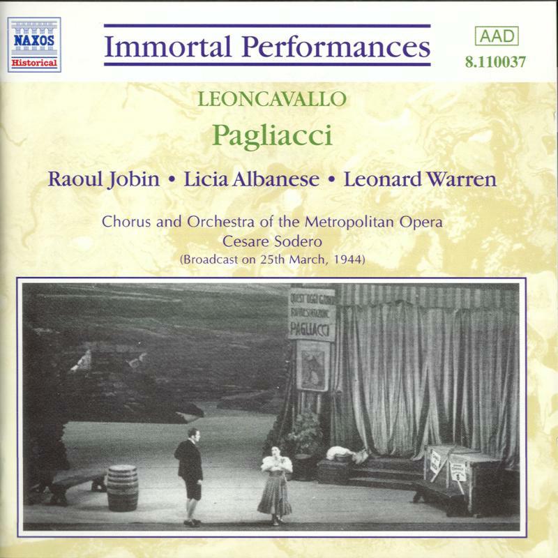 Soloists - LEONCAVALLO : Pagliacci - 8110037