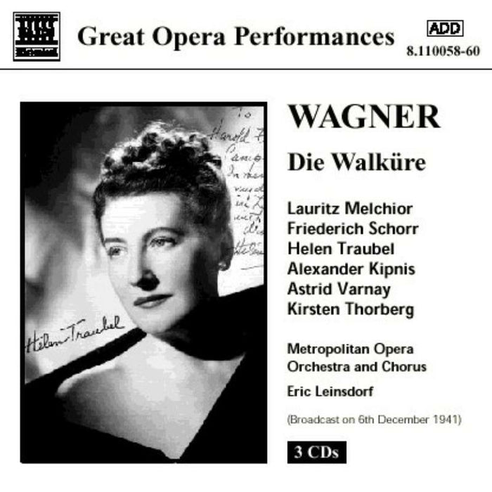 Soloists - WAGNER, R.: Die WalkÃ¼re - 8110058-60