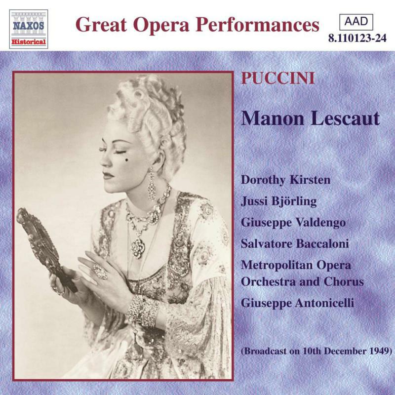 Soloists - PUCCINI: Manon Lescaut - 8110123-24