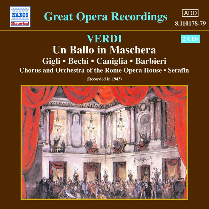 Soloists - VERDI: Ballo in Maschera - 8110178-79