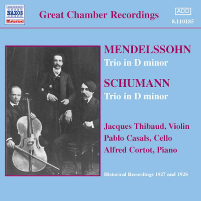Thibaud - MENDELSSOHN / SCHUMANN: Trios - 8110185
