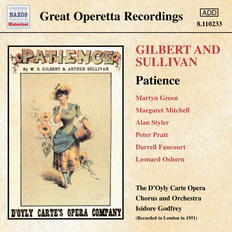 Gilbert And Sullivan - SULLIVAN: Patience - 8110233