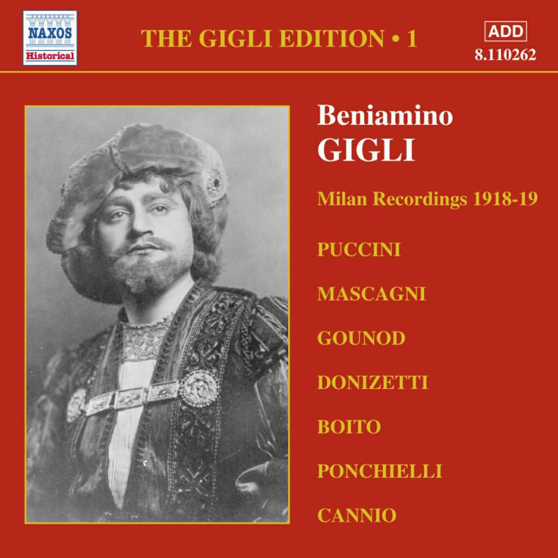 Gigli - GIGLI, Beniamino: Milan Recordings - 8110262