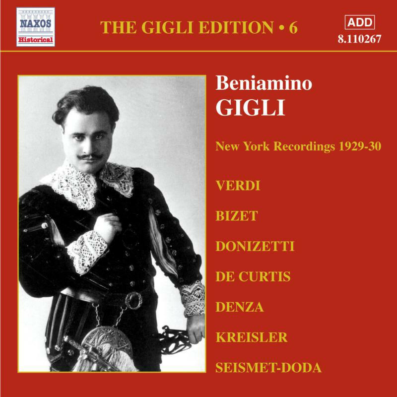 Gigli - GIGLI, Beniamino: New York Recordings - 8110267