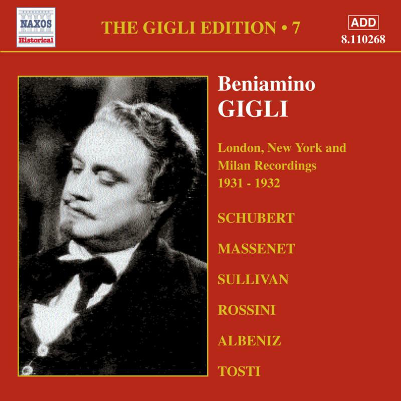 Gigli - GIGLI, Beniamino: London, New York and Milan Recordings - 8110268