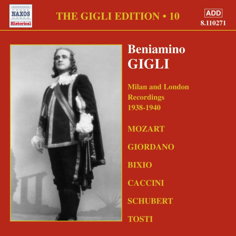 Gigli - GIGLI, Beniamino: Milan and London Recordings - 8110271