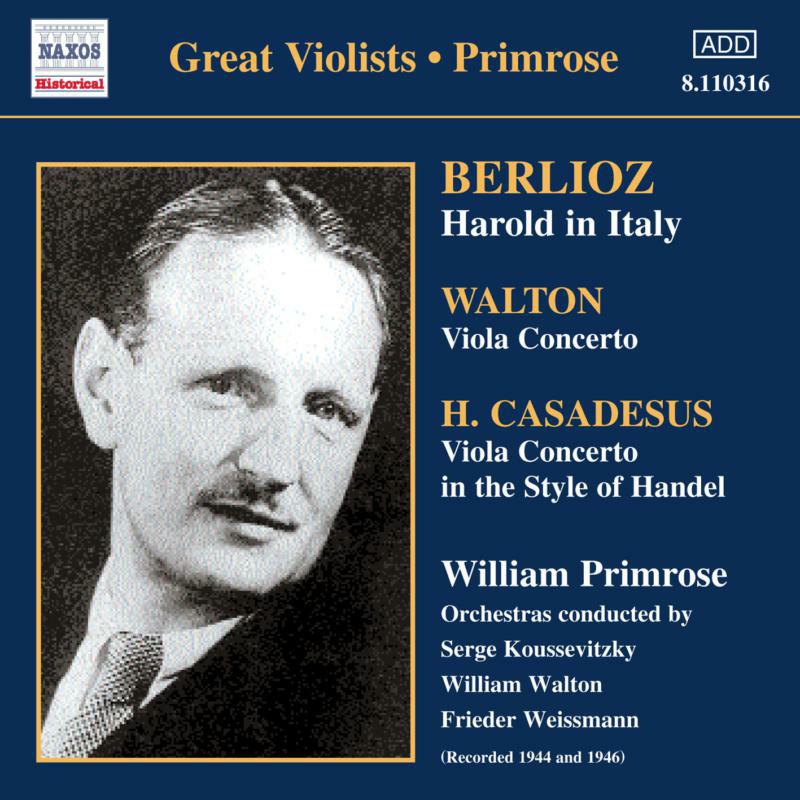 Berlioz:Walton - BERLIOZ: Harold in Italy / WALTON: Viola Concerto - 8110316