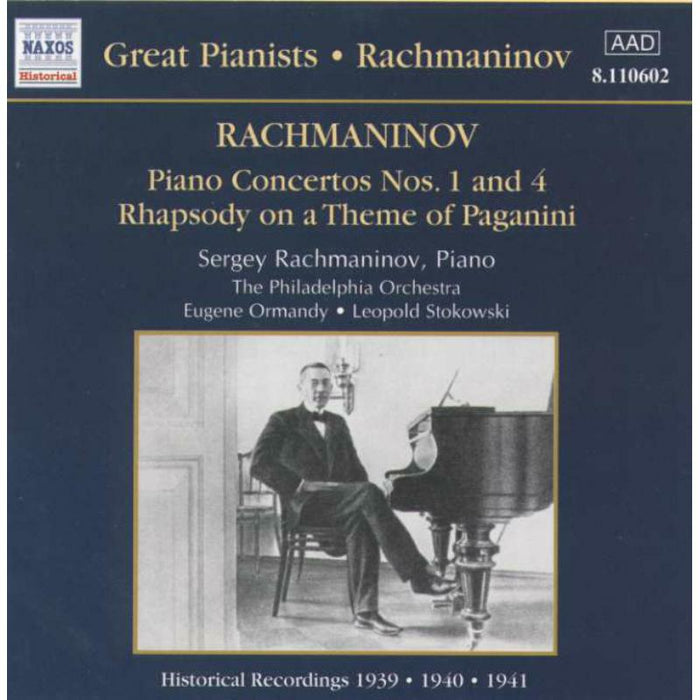 Rachmaninov - RACHMANINOV: Piano Concertos Nos. 1 and 4 - 8110602