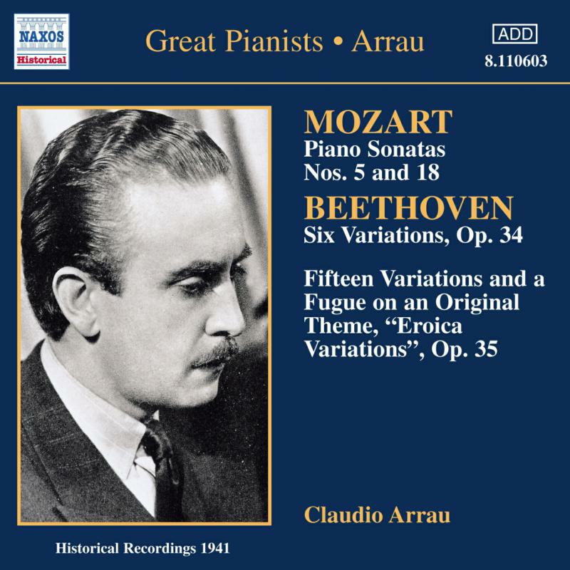 Claudio Arrau - MOZART: Piano Sonatas / BEETHOVEN: Variations - 8110603
