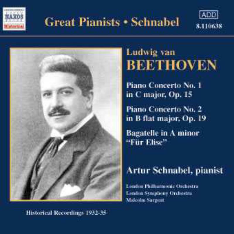 Artur Schnabel - BEETHOVEN: Piano Concertos Nos. 1 and 2 - 8110638