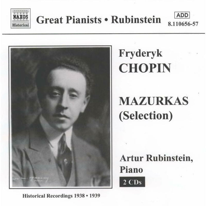 Arthur Rubinstein - CHOPIN: MAZURKAS - 8110656-57