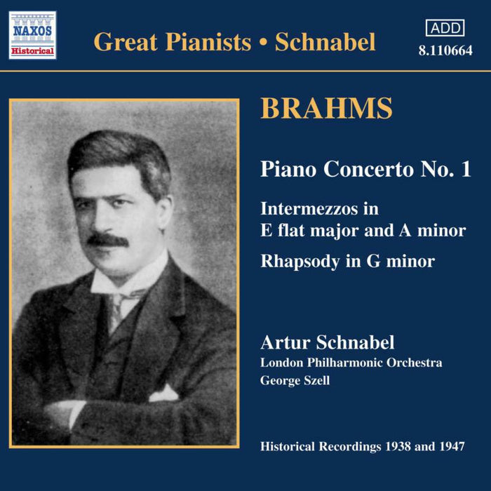 Schnabel - BRAHMS: Piano Concerto No. 1 - 8110664