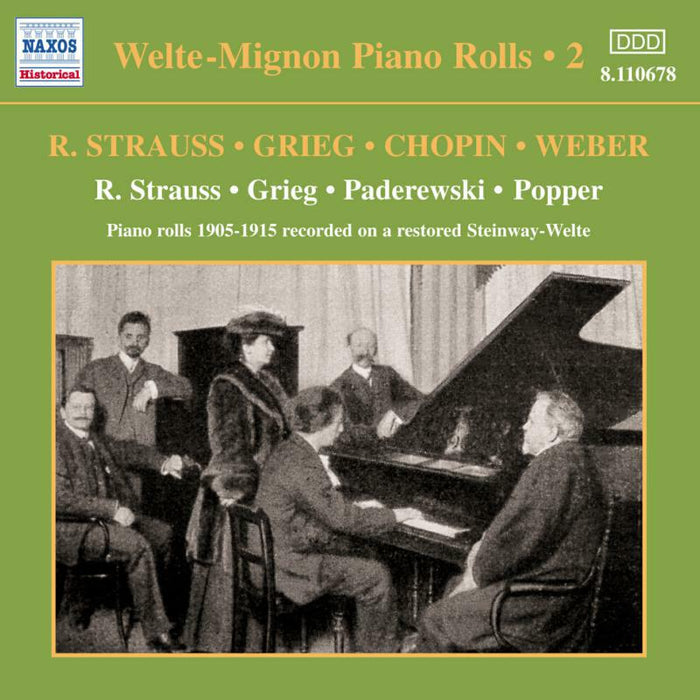 Various Artists - Welte-Mignon Piano Rolls, Vol. 2 - 8110678