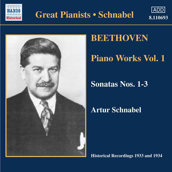 Artur Sc - BEETHOVEN: Piano Sonatas Nos. 1-3 - 8110693