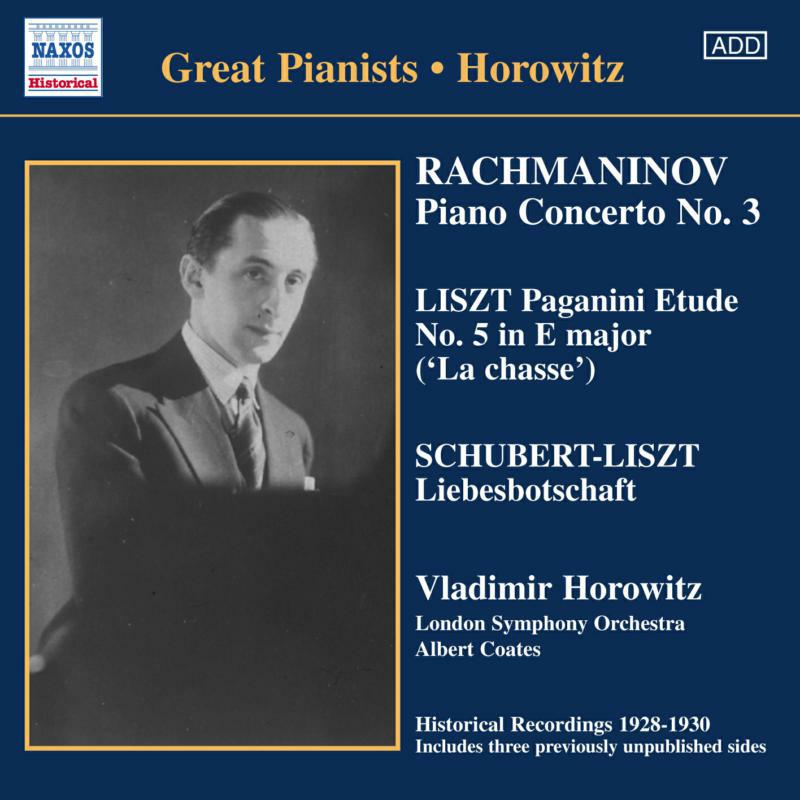 Vladimir Horowitz - RACHMANINOV: Piano Concerto No. 3 / LISZT: Paganini Etudes - 8110696