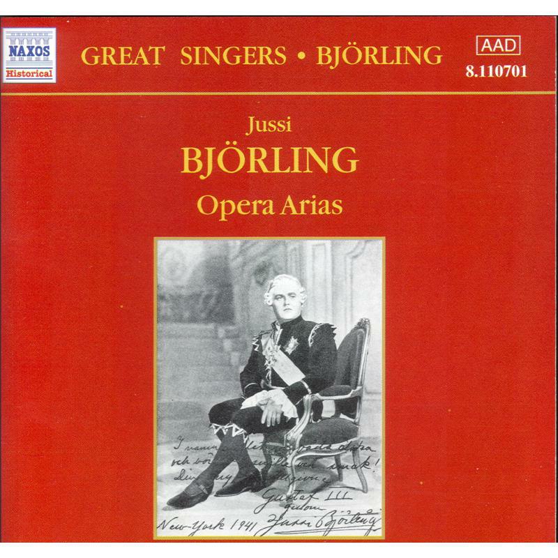 Bjorling - BJORLING, Jussi: Opera Arias - 8110701
