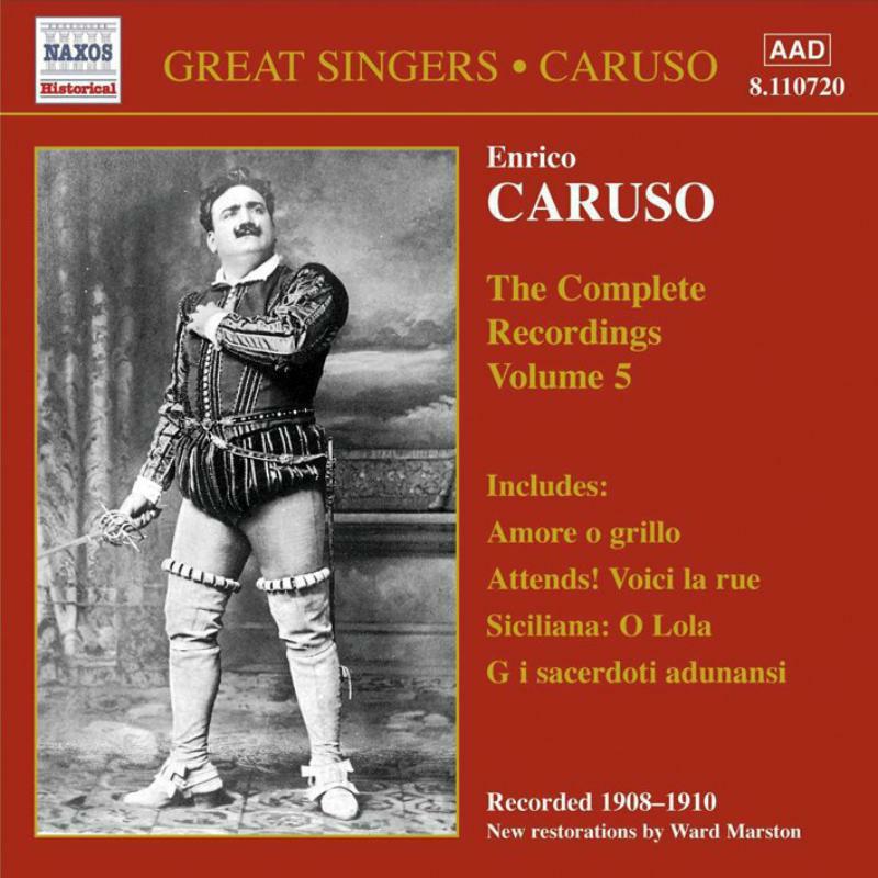 Caruso - CARUSO, Enrico: Complete Recordings, Vol. 5 - 8110720