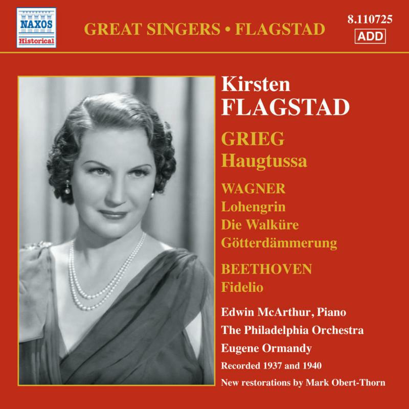 Flagstad:Philadel Orc:Ormandy - FLAGSTAD, Kirsten: Songs and Arias - 8110725
