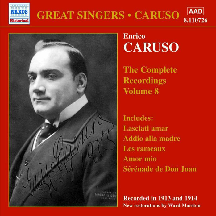 Enrico Caruso - CARUSO, Enrico: Complete Recordings, Vol. 8 - 8110726