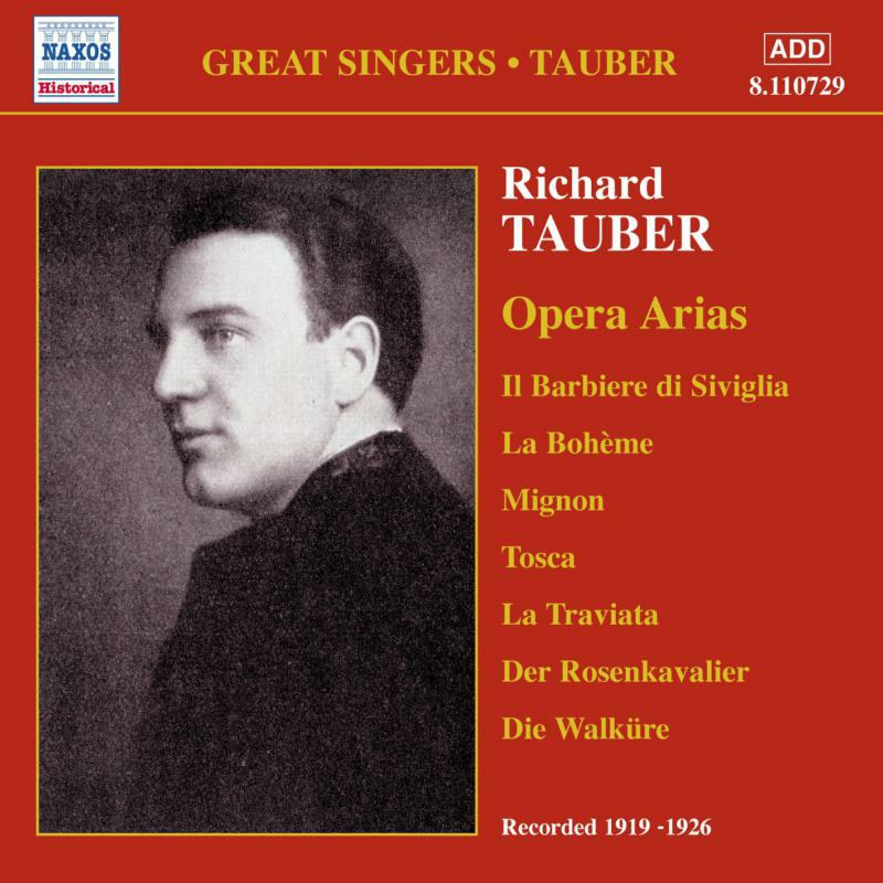 Tauber - TAUBER, Richard: Opera Arias - 8110729
