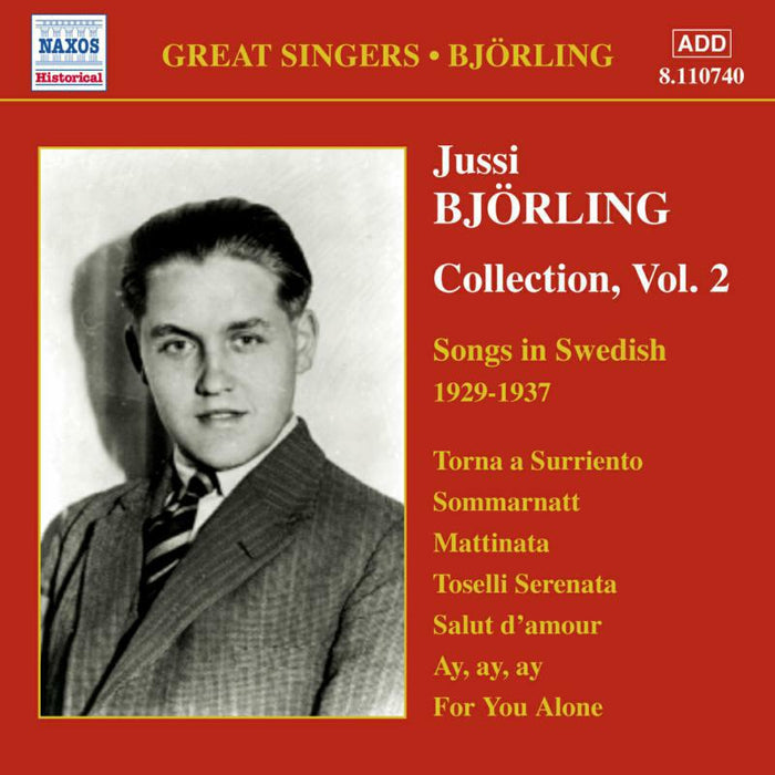 Jussi Bjorling - BJORLING, Jussi: Songs in Swedish - 8110740
