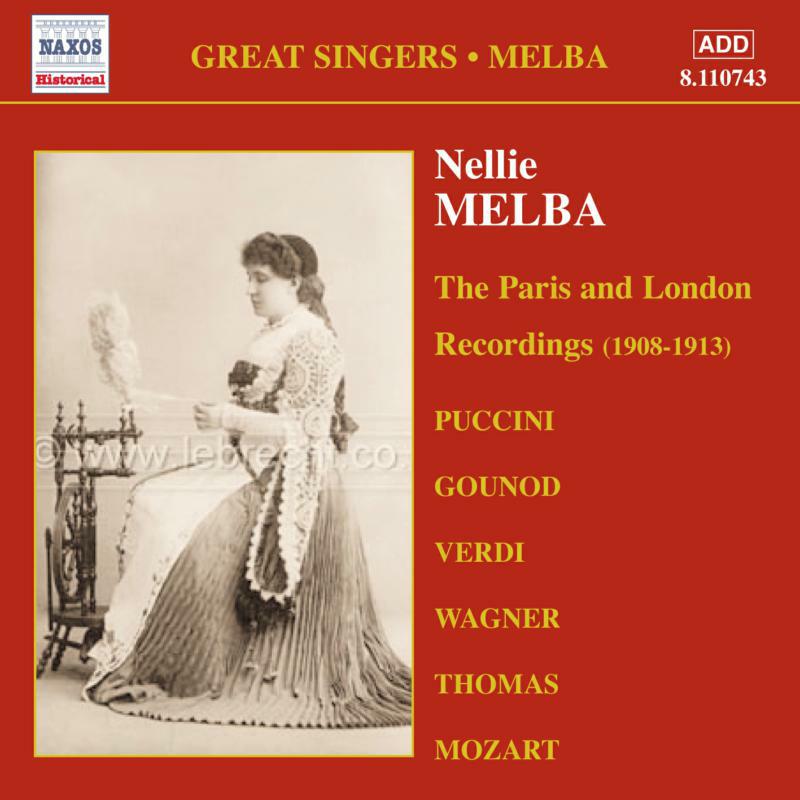 Nellie M - MELBA, Nellie: Paris and London Recordings - 8110743