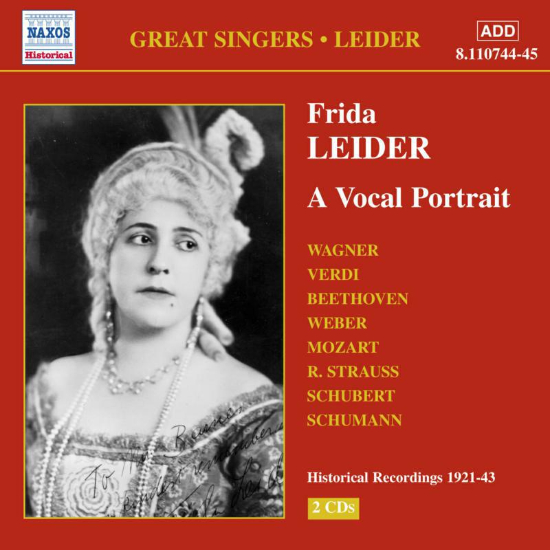 Frida Leider - Leider, Frida: A Vocal Portrait - 8110744-45