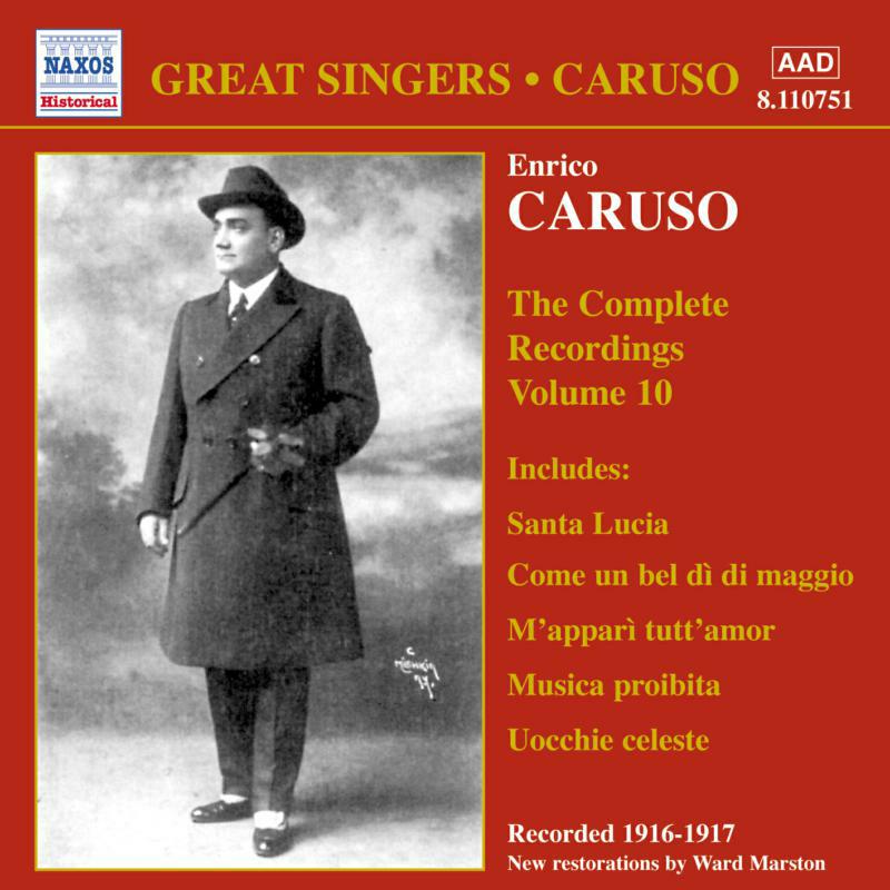 Caruso:V - CARUSO, Enrico: Complete Recordings, Vol. 10 - 8110751