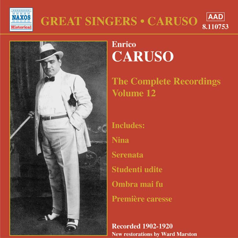 Caruso:V - CARUSO, Enrico: Complete Recordings, Vol. 12 - 8110753