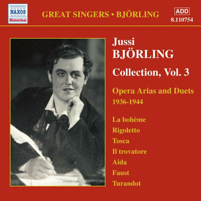 Bjorling - BJORLING, Jussi: Opera Arias and Duets - 8110754