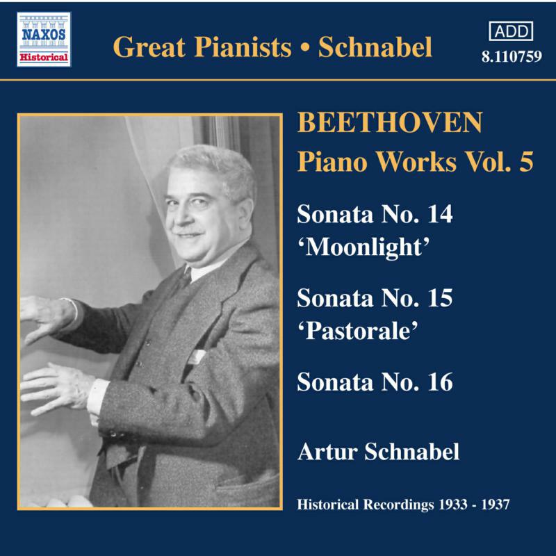 Artur Schnabel - BEETHOVEN: Piano Sonatas Nos. 14-16 - 8110759