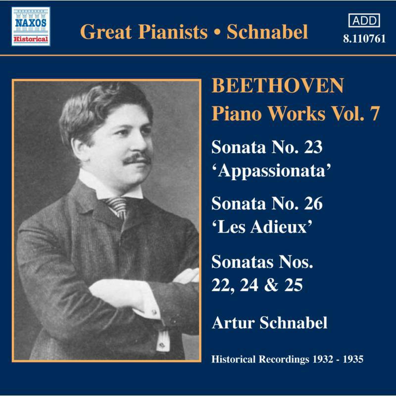 Schnabel - BEETHOVEN: Piano Sonatas Nos. 22-26 - 8110761
