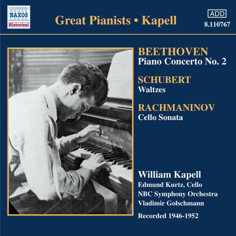 Kapell - BEETHOVEN: Piano Concerto No. 2 / SCHUBERT: Waltzes and Dances - 8110767