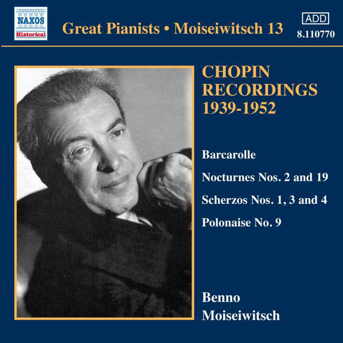 Benno Moiseiwitsch - Chopin Recordings Vol.3 - 8110770