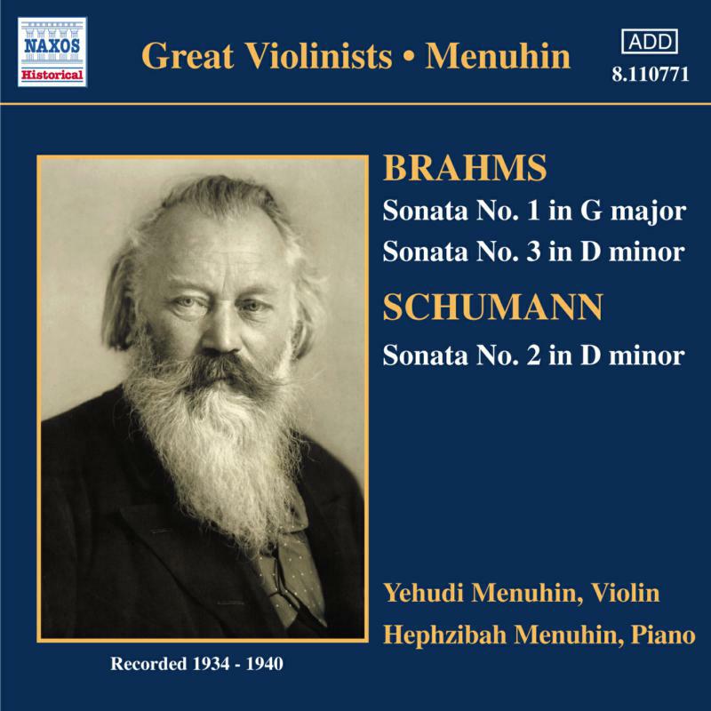 Y Menuhin - BRAHMS / SCHUMANN: Violin Sonatas - 8110771