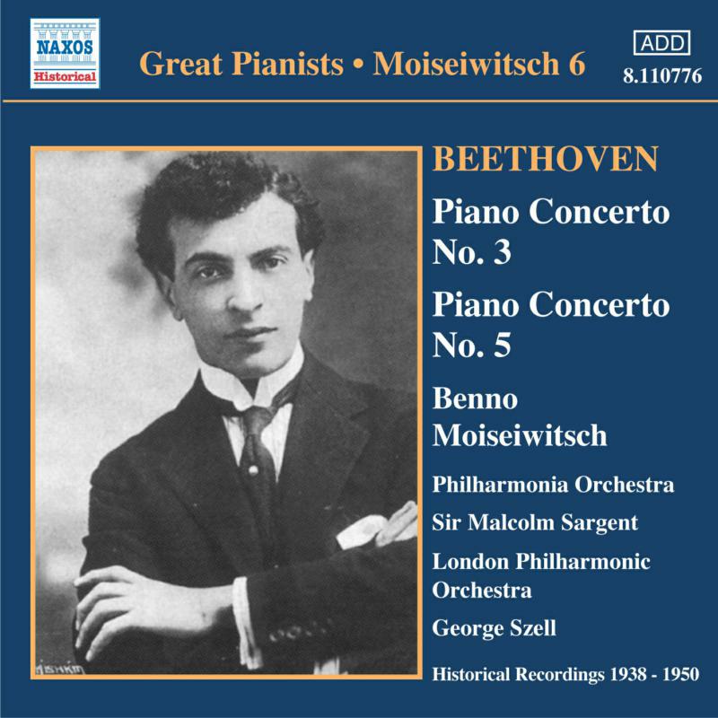 Moiseiwitsch - BEETHOVEN: Piano Concertos Nos. 3 and 5 - 8110776