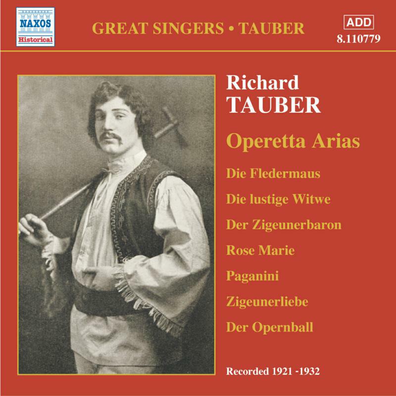 Richard Tauber - TAUBER, Richard: Operetta Arias - 8110779